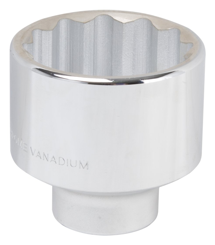 MT-SM6060 Drive Socket, 60 mm Socket, 3/4 in Drive, 12-Point, Chrome Vanadium Steel, Chrome